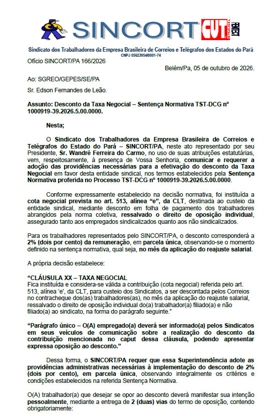 Taxa Negocional 1